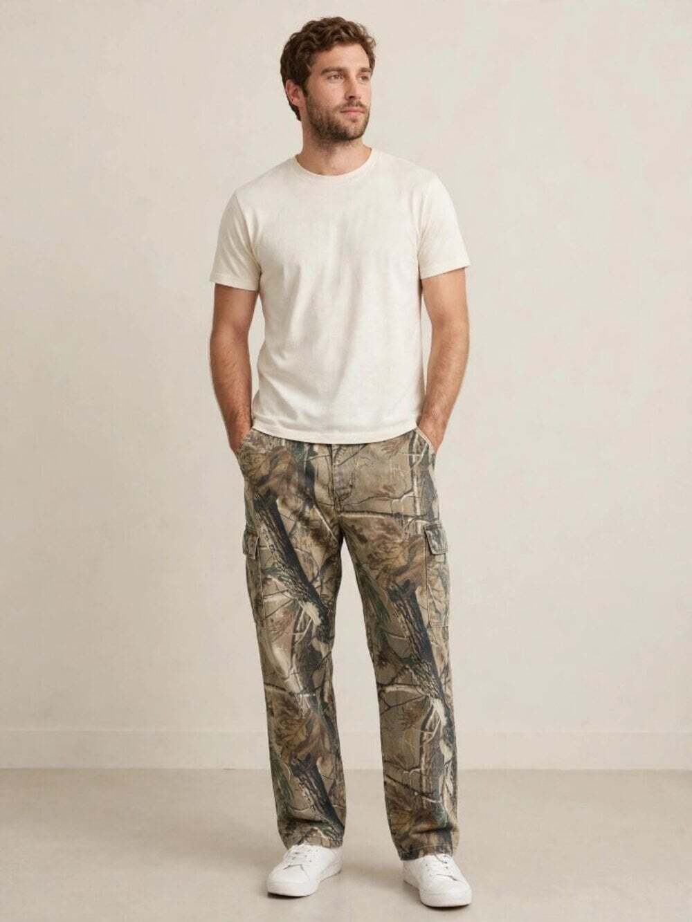 Wrangler 42x24.5 (hemmed) Camo Cargo Pants Pro Gear Hunting Outdoor